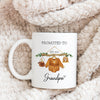 Pregnancy Announcement - Personalised Mugs - Pregnancy Reveal Grandparents - Baby Cloth